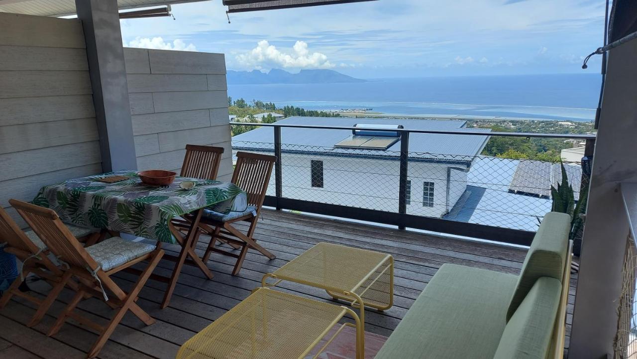 Studio Vaimiti Pour 2 Personnes Vue Mer Et Moorea Faaa Luaran gambar