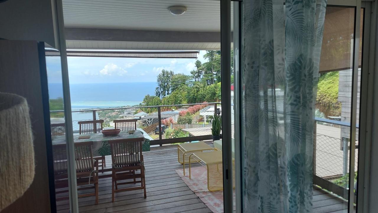 Studio Vaimiti Pour 2 Personnes Vue Mer Et Moorea Faaa Luaran gambar