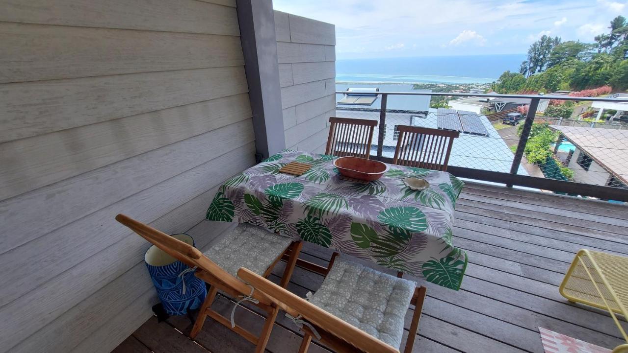 Studio Vaimiti Pour 2 Personnes Vue Mer Et Moorea Faaa Luaran gambar